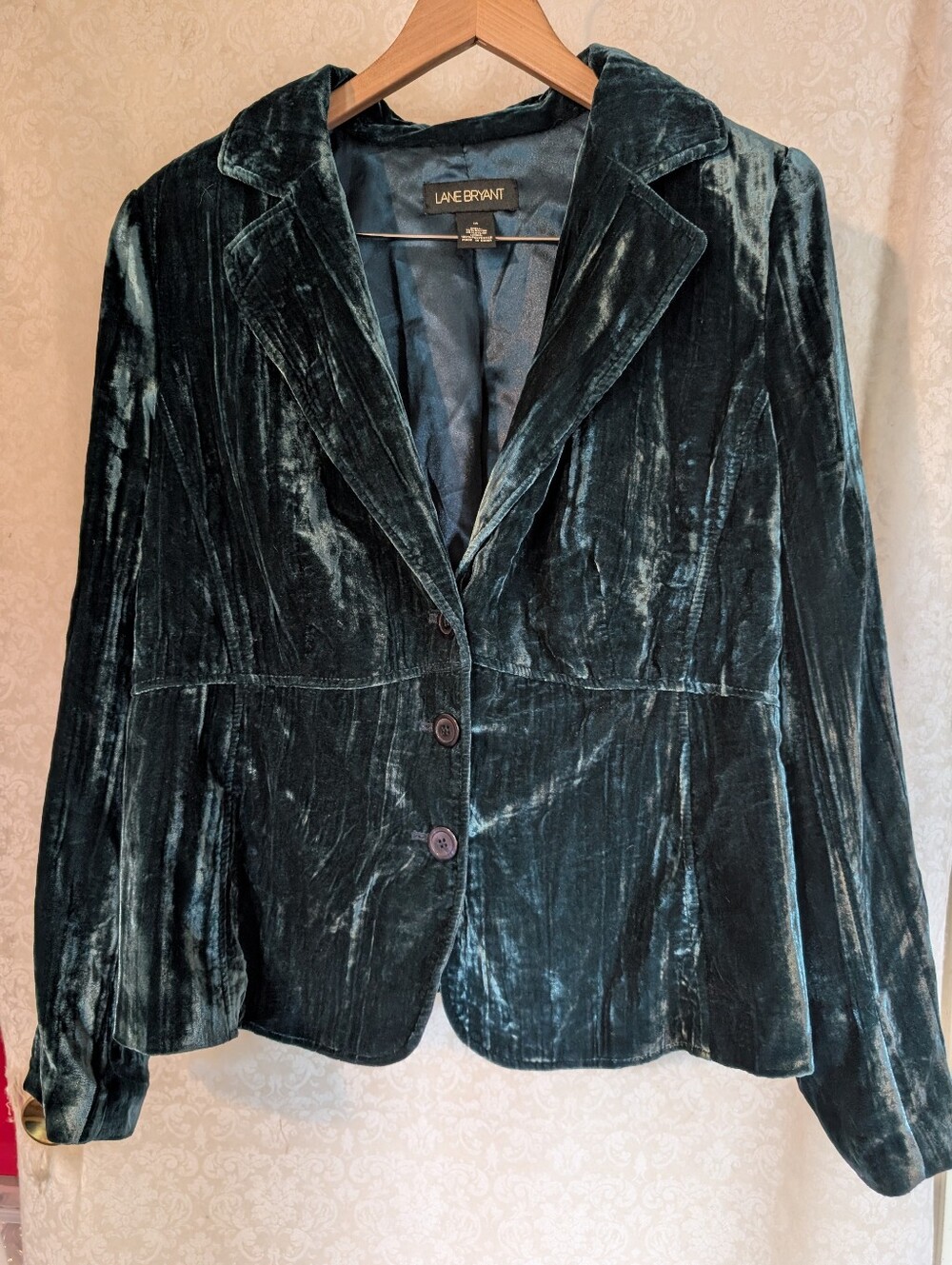 Torrid Green Velvet Blazer Sz.14